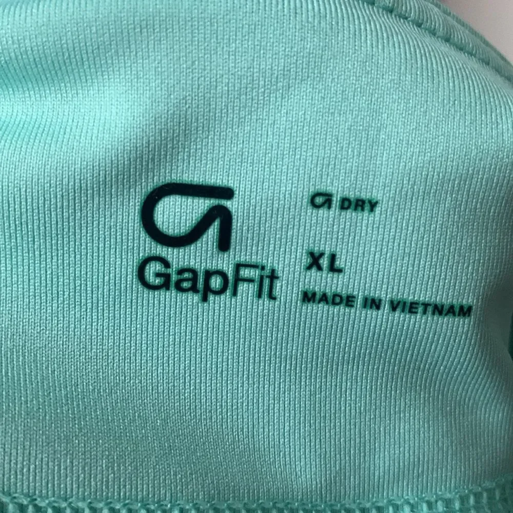 Gap Girls Aqua Leggings with Blue White Stripes Size XL